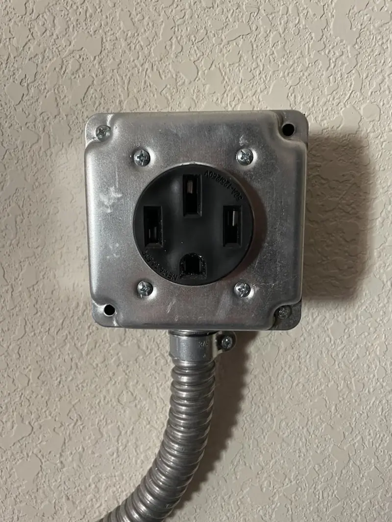NEMA 14-50 outlet installed for Smart Home Electrical in Callender